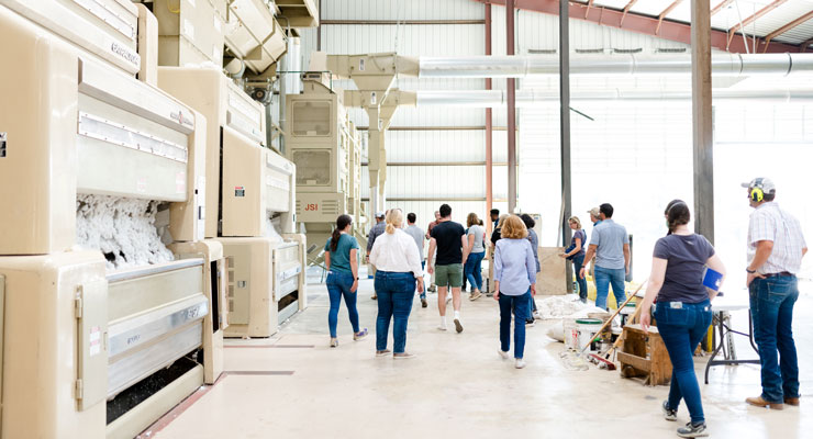Cotton Incorporated Hosts Nonwoven Industry Leaders at Annual Farm Tour
