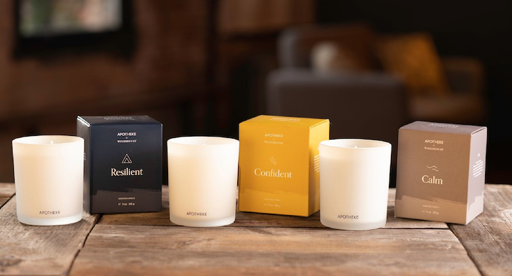 Apotheke Creates Spa Candle Collection for Woodhouse Spa