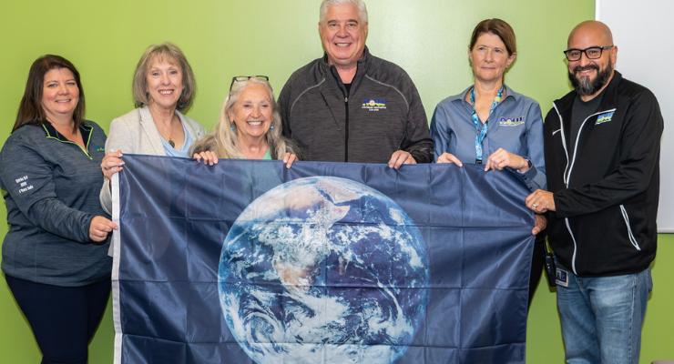 NOW Receives Earth Flag Award and Recognition for Philanthropy