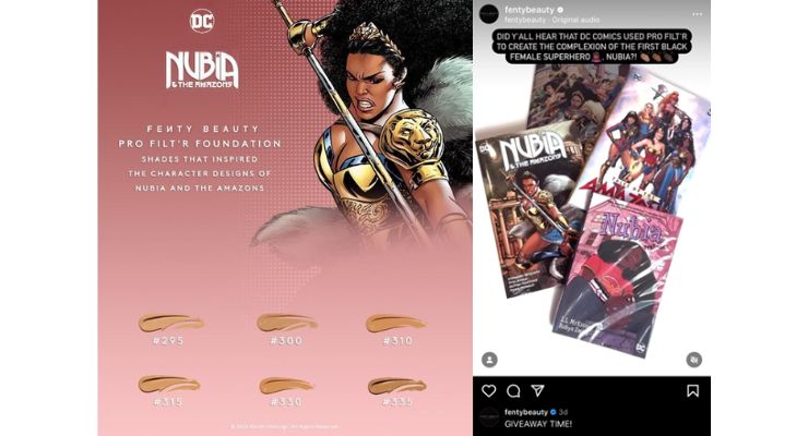 Fenty Beauty’s Foundation Used as Inspiration for DC Comics’ Nubia