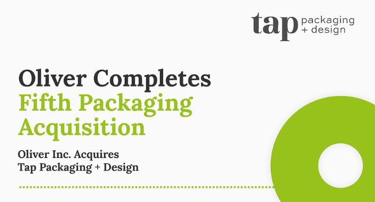 Oliver Inc. Acquires Tap Packaging + Design