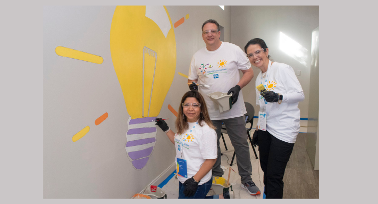 PPG Global Leaders Transform Boys & Girls Club in Florida with COLORFUL COMMUNITIES Project
