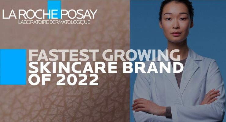 La Roche-Posay Named the Fastest Growing Skincare Brand of 2022 by NielsenIQ