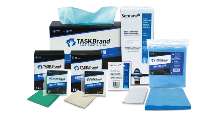Hospeco Offers TaskBrand Prep-Paint-Finish Wiping System
