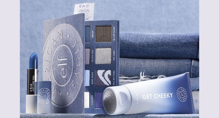 e.l.f. beauty and American Eagle Team Up for Denim-Inspired Makeup & Skincare Collection