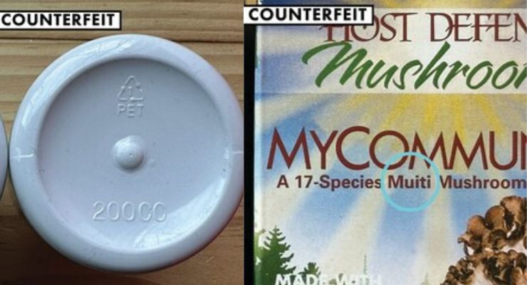 Fungi Perfecti Discovers Counterfeit Imitation Products Sold on Amazon 
