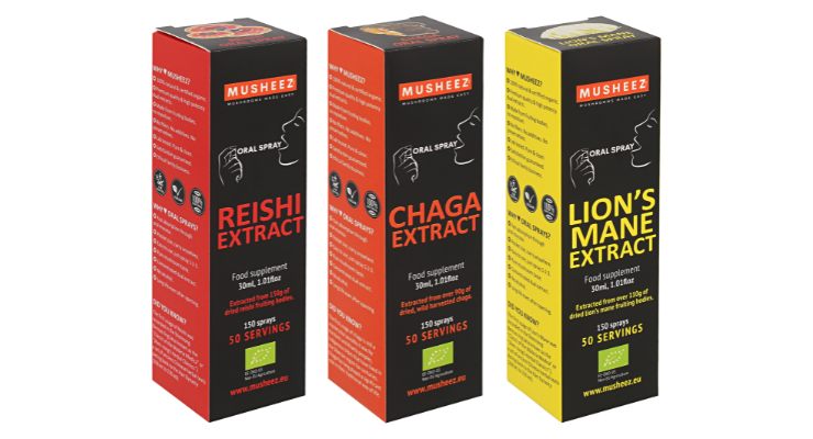 Natural Chaga Launches Mushroom Oral Sprays at Vitafoods 2023