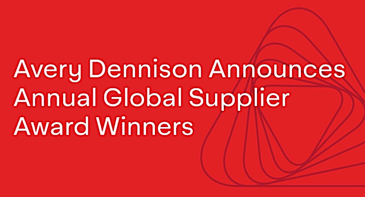 Avery Dennison announces Global Supplier Awards