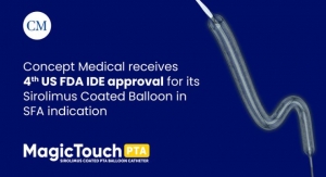 Concept Medical Earns 4th FDA IDE Nod for MagicTouch PTA