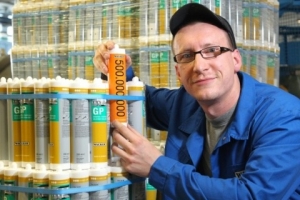 Wacker produced its 500-millionth cartridge of adhesives and sealants at its Nünchritz plant
