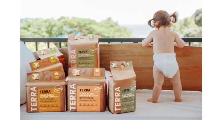 Terra Baby Diapers, Wipes Launch in U.S. and Canada