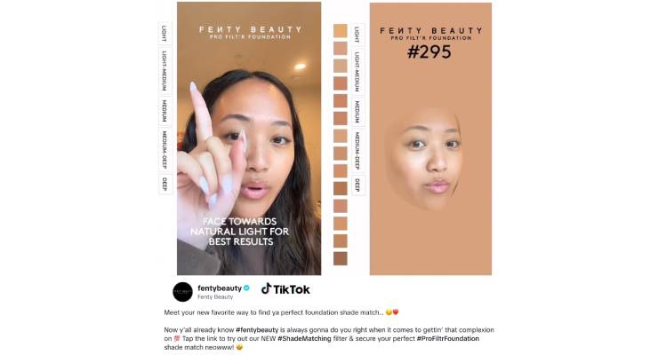 Fenty Beauty Debuts First-to-Market Shade Match Foundation On