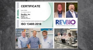 RevBio Granted ISO 13485 Certification 