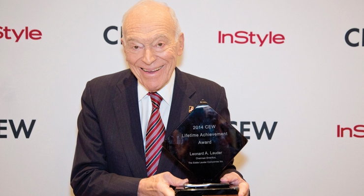 CEW Achiever Awards Luncheon Honors Leonard Lauder