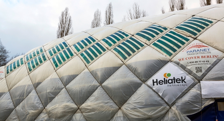 Heliatek Announces Start of Pilot Project for Energy Self-Sufficient Air Dome Using HeliaFilms